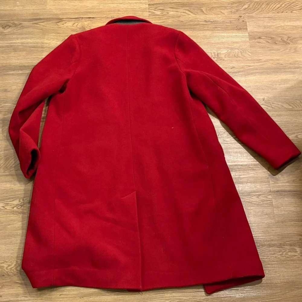 Abercrombie & Fitch Wool Blend Tailored Top Coat -Large Tall - Picture 7 of 10